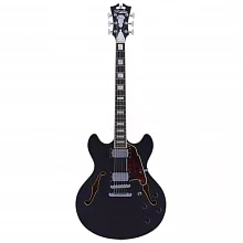 D'Angelico Premier DC Black Flake электрогитара, HH, корпус из клёна
