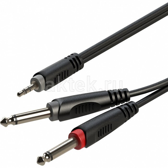 ROXTONE RAYC130/6 аудиокабель Jack 3,5–Jack 6,3, 6 м, 2×1×0,14 мм²