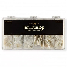 Dunlop 483004 Celluloid White Pearloid Display набор, 432 медиатора