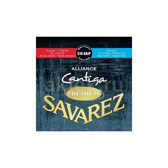 Savarez 510ARJP Alliance Cantiga Red/Blue Premium струны смешанного натяжения