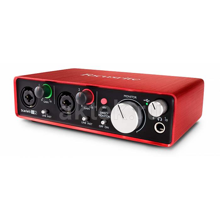 Аудиоинтерфейс FOCUSRITE Scarlett 2i2 2nd Gen 3