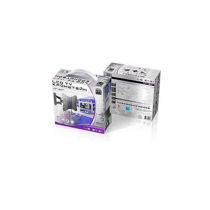 Кронштейн для ЖК телевизора TRONE Algenium LS 51-21 17-37" черный 3