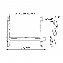 Кронштейн для ЖК телевизора TRONE LPS 33-10 32-60" черный 2