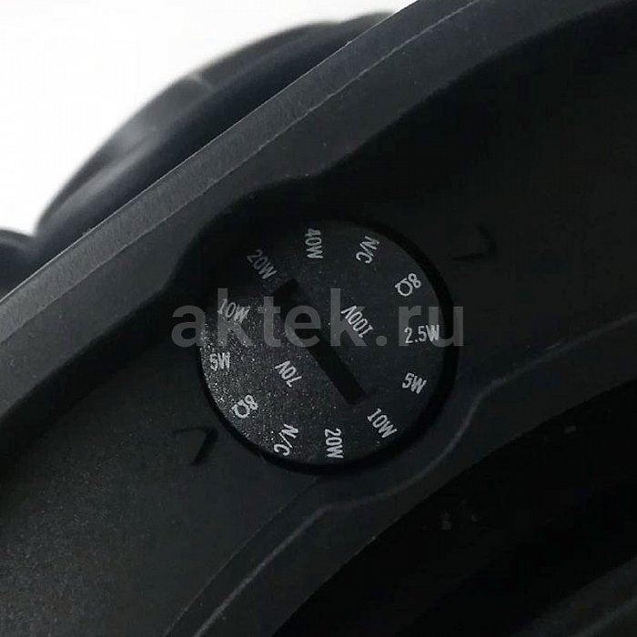 VOLTA ALFA-640TB настенный трансляционный громкоговоритель, чёрный, 40 Вт/100 В, IP65 6