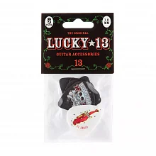 Dunlop L13BP100 Lucky 13 6Pack медиаторы, 1 мм, 6 шт