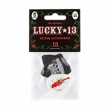 Dunlop L13BP100 Lucky 13 6Pack медиаторы, 1 мм, 6 шт