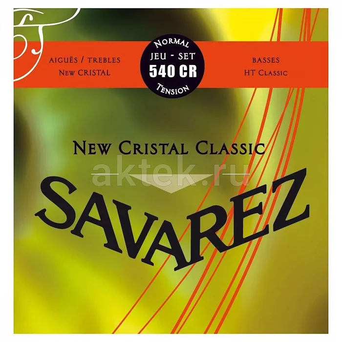 Savarez 540CR New Cristal Classic комплект струн, нормальное