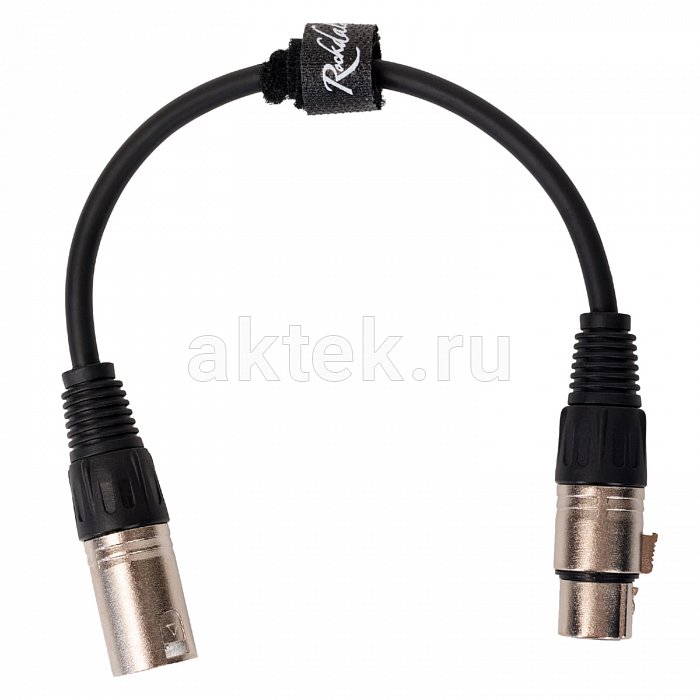 Готовый микрофонный кабель ROCKDALE MC001-30CM 2