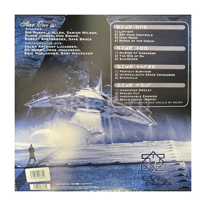 Виниловая пластинка ARJEN ANTHONY LUCASSEN S STAR ONE - SPACE METAL 180 GRAM BLACK VINYL 12" 2