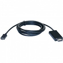 Кабель адаптер MHL microUSB "папа" - HDMI "папа" 1.8 м