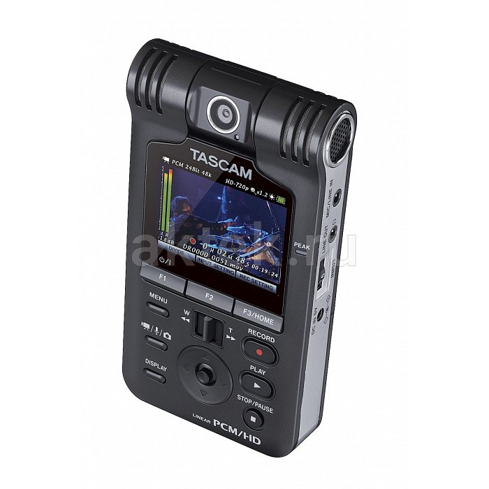Портативный PCM/HD Video рекордер Tascam DR-V1HD 6