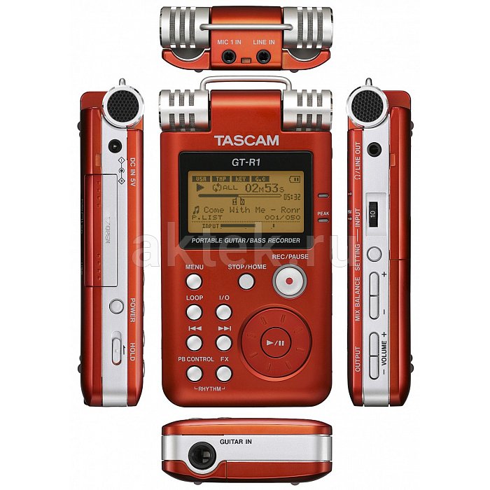 Портативный рекордер для гитары и бас-гитары Tascam GT-R1 2