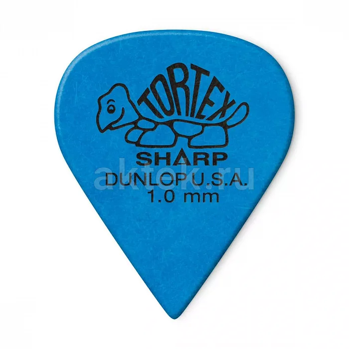 Dunlop 412P100 Tortex Sharp 12Pack медиаторы, 1 мм, 12 шт