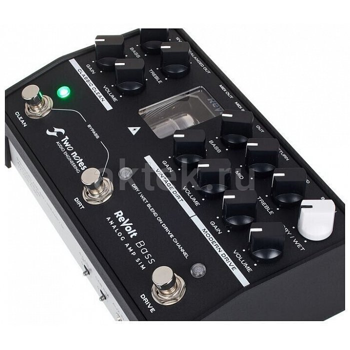Басовая педаль эффектов Two Notes ReVolt Bass Preamp 2