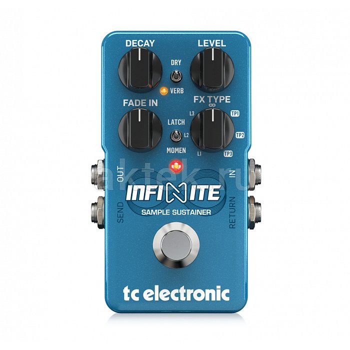 TC electronic INFINITE SAMPLE SUSTAINER педаль сустейна для создания