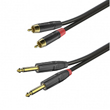 ROXTONE PACC200/1,5 аудиокабель Jack 6,3–RCA, 1,5 м, 2×2×0,22 мм² 2