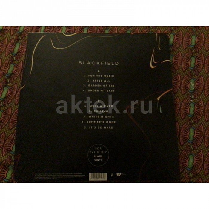 Виниловая пластинка BLACKFIELD - FOR THE MUSIC 180 GRAM BLACK VINYL 12" 2