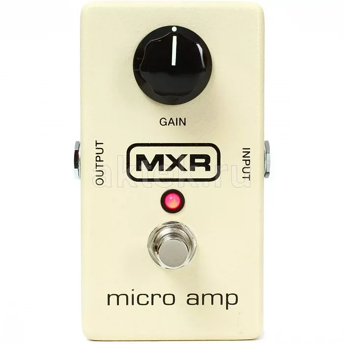 MXR M133 Micro Amp чистый гитарный бустер, 1 регулятор