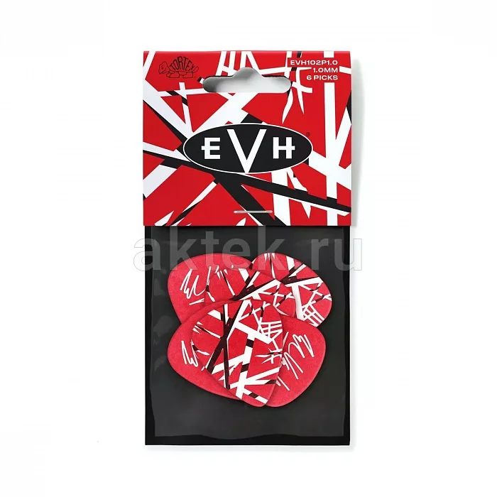 Dunlop EVH102P100 EVH Tortex Frankenstein 1.0mm медиаторы 3
