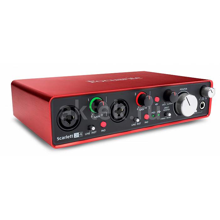 Аудиоинтерфейс FOCUSRITE Scarlett 2i4 2nd Gen 5