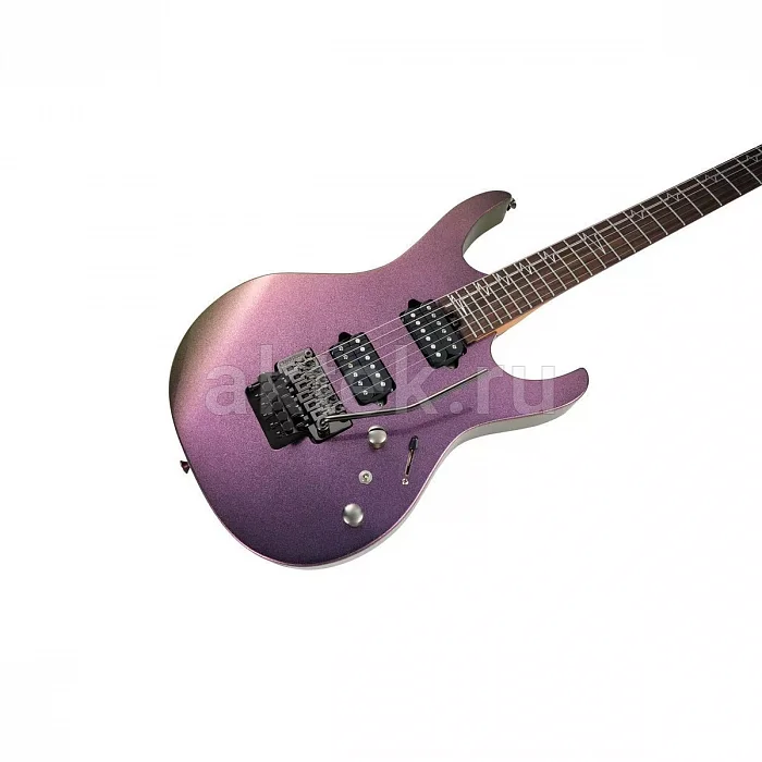 Mooer MMT100 FR Aurora электрогитара, розовый, HH, 24 лада 3