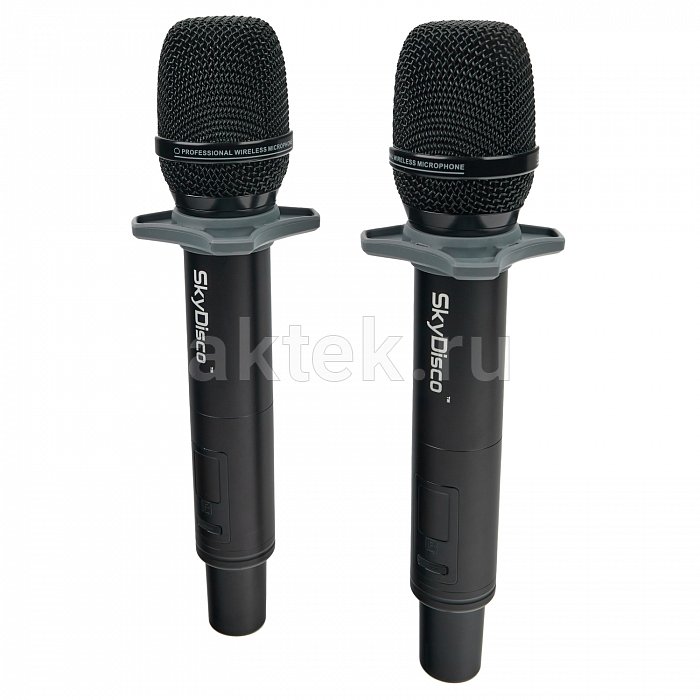 Беспроводные аккумуляторные радиомикрофоны SkyDisco MIC-WL26 черный 2
