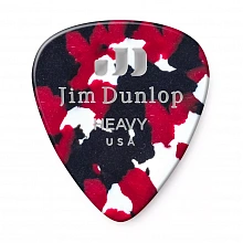 Dunlop 483P06HV Celluloid Confetti Heavy 12Pack медиаторы, целлулоид, 12 шт