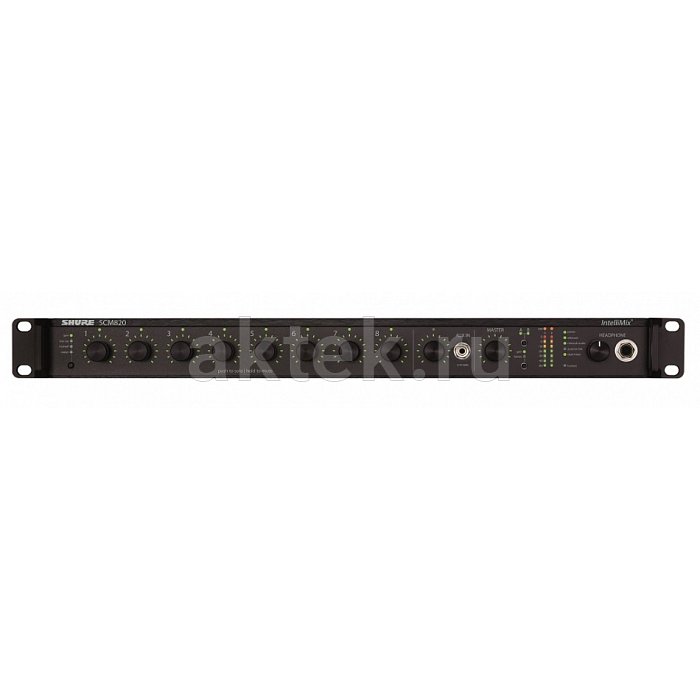 Shure SCM820E-DAN-DB25 восьмиканальный автоматический микрофонный микшер Dante