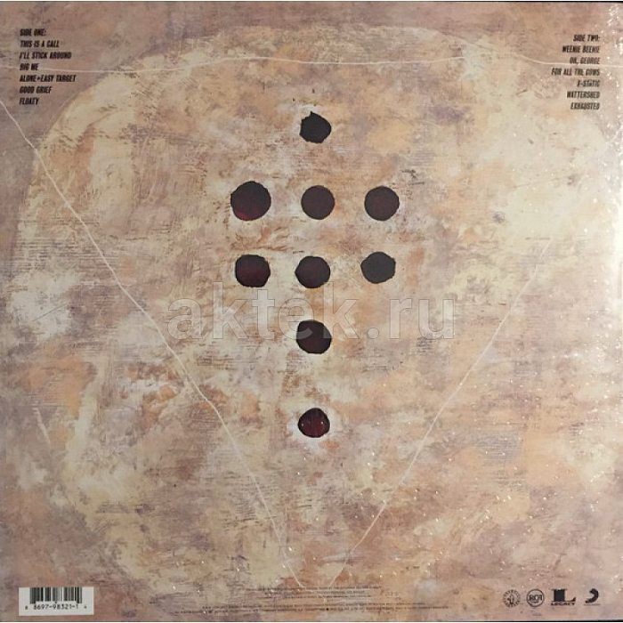 Виниловая пластинка FOO FIGHTERS - FOO FIGHTERS 180 GRAM BLACK VINYL 12" 2