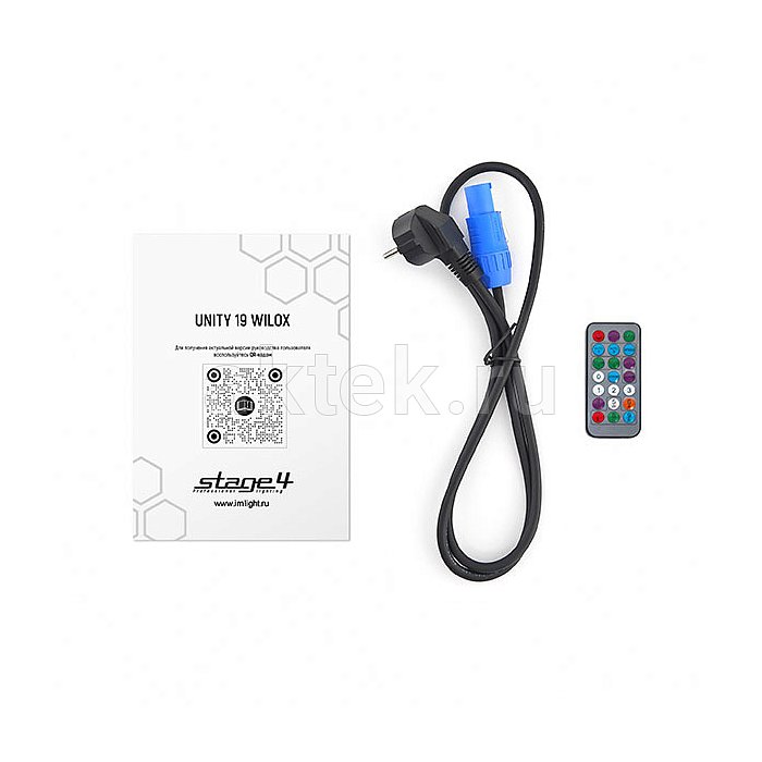 STAGE4 UNITY 19 WILOX PAR-прожектор RGBL+CW+WW, 19×20 Вт 6