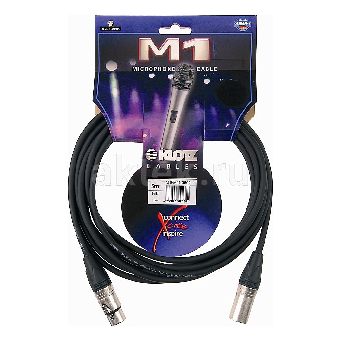 Кабель микрофонный KLOTZ M1FM1N0500