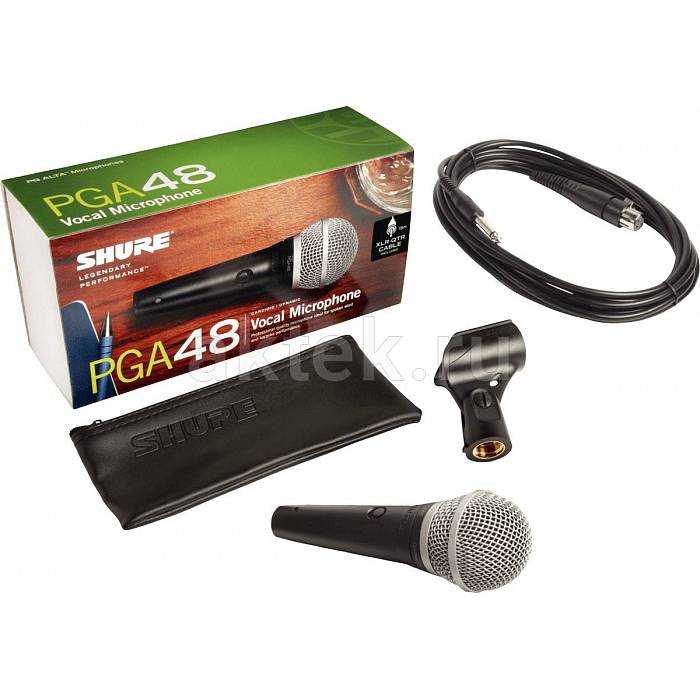 Динамический вокальный микрофон SHURE PGA48-QTR-E 3