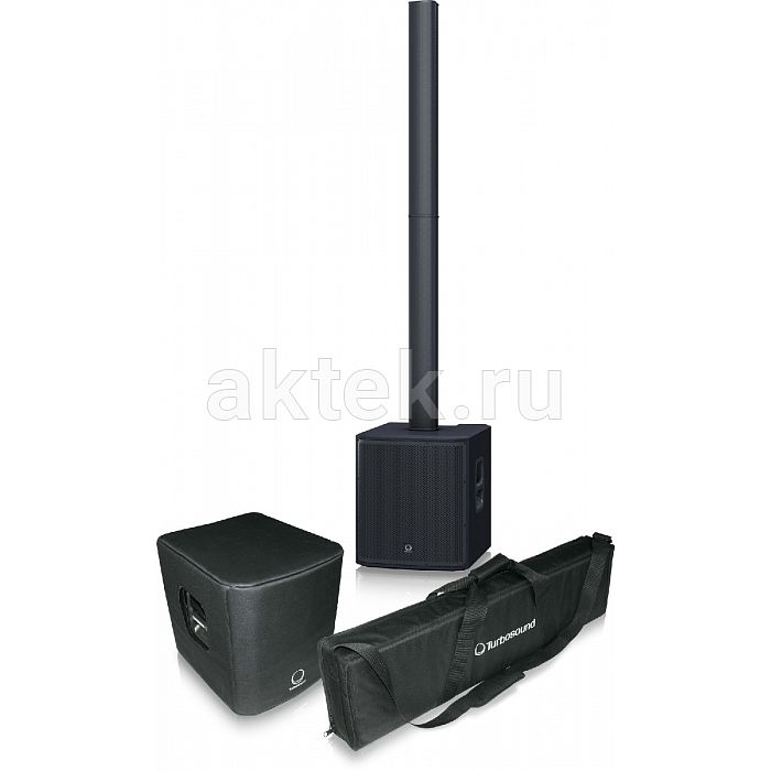 Комплект из звуковой колонны, сабвуфера и транспортных чехлов TURBOSOUND iP2000 BUNDLE 2