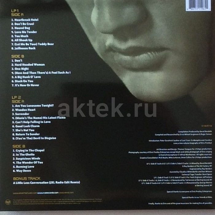 Виниловая пластинка ELVIS PRESLEY - ELVIS 30 #1 HITS 180 GRAM BLACK VINYL 12" 2
