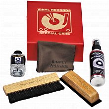 Набор для очистки виниловых пластинок Simply Analog Deluxe Red