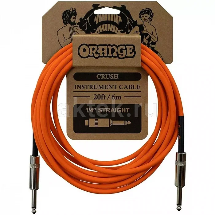 Orange Crush 20ft Straight инструментальный кабель, 6 м