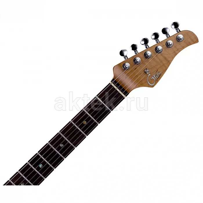 Mooer GTRS P800 электрогитара, красный, HSS, корпус из ольхи 5