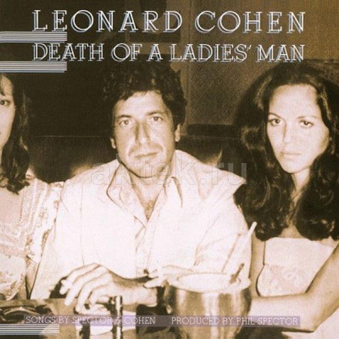 Виниловая пластинка LEONARD COHEN - DEATH OF A LADIES' MAN 180 GRAM BLACK VINYL 12"