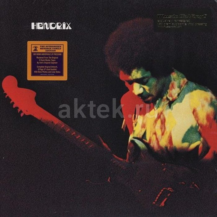 Виниловая пластинка JIMI HENDRIX - BAND OF GYPSYS BLACK VINYL 12"