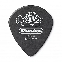 Dunlop 482P114 Tortex Pitch Black Jazz медиаторы, 1,14 мм