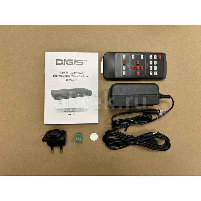 Digis SS-MV41-2 HDMI-мультивьюер 4×1 4K60 с масштабированием 2