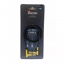 BlackSmith Patch Cable Gold Flat 1.96ft инструментальный кабель, плетёный экран