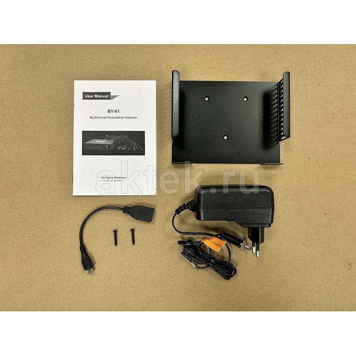 Digis BY-61 мультиформатный коммутатор 6×1 4K60 с USB-C 2