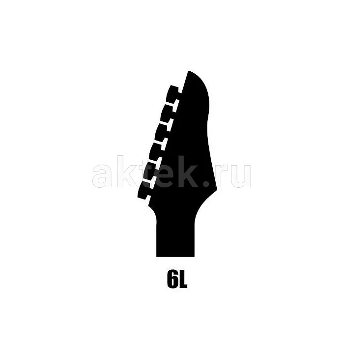 Gotoh SG381-MG-07-CK-(L6) локовые гитарные колки, схема 6L 7