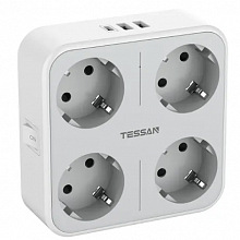 Сетевой фильтр Tessan TS-302-DE-C Grey
