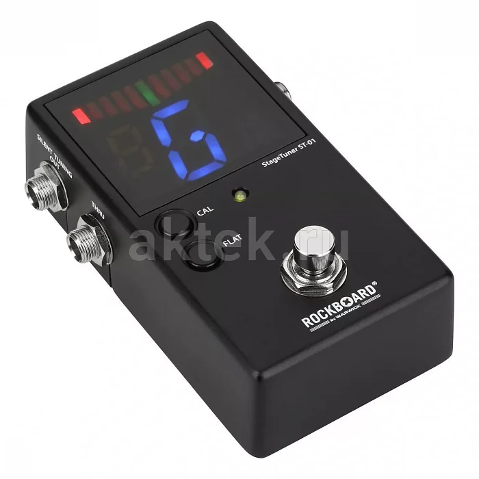 Rockboard ST-01 V2 напольный хроматический тюнер, 28-сегментный дисплей, True Bypass 2
