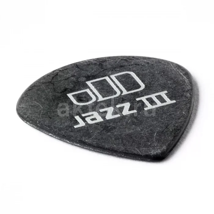 Dunlop 482P135 Tortex Pitch Black Jazz медиаторы, 1,35 мм 2