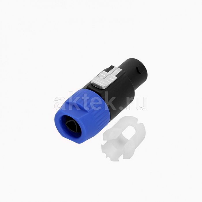 Adam Hall K3CSF4 Black/Blue кабельный разъём Speakon-F 4p 4