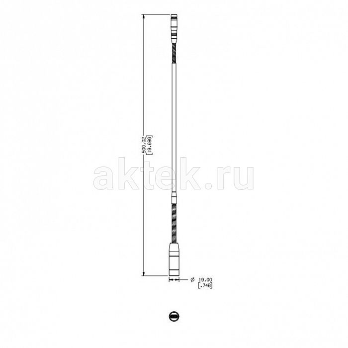 Shure MXC420DF/C кардиоидный конференционный микрофон на гусиной шее 50см 3