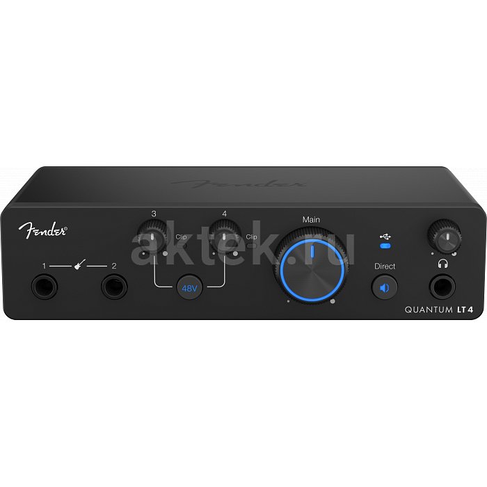 USB-C аудиоинтерфейс Fender Quantum LT4 4x4